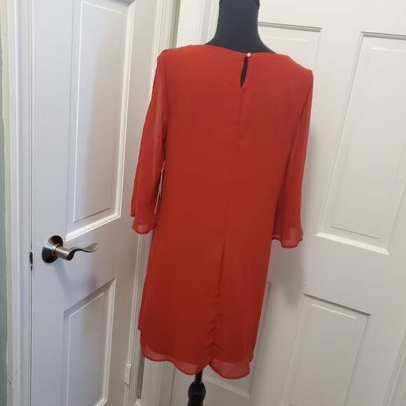 NWT Love Reign Shift Dress Size Large, lightweight cold shoulder - Picture 7 of 13